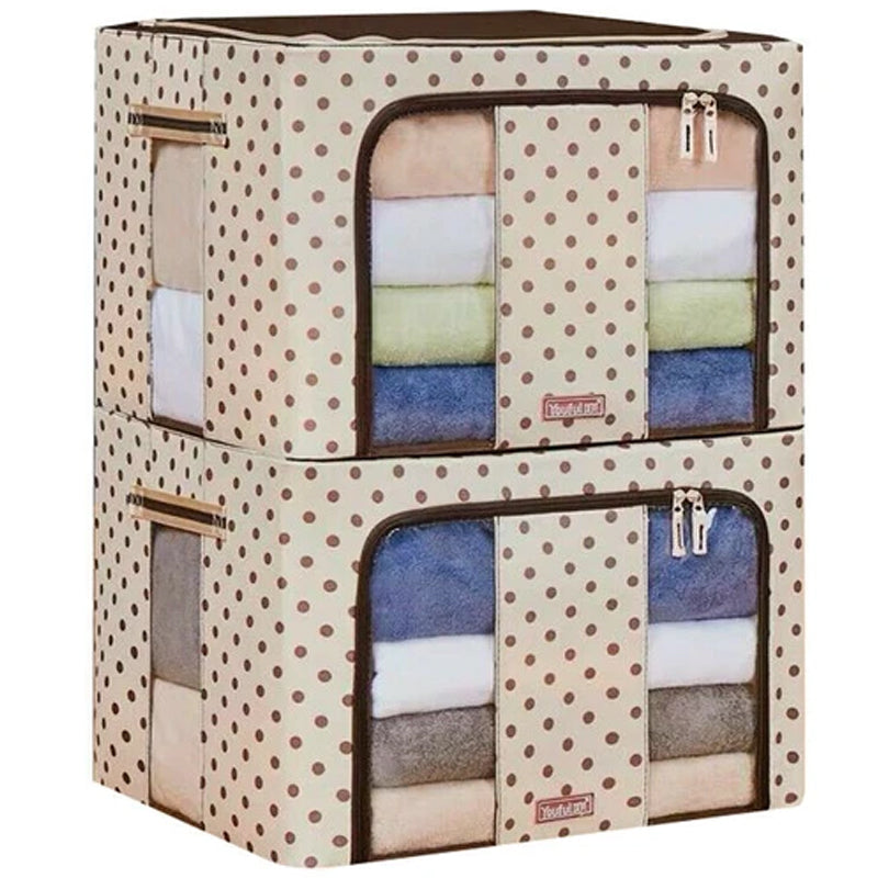 2 Layers Clothes Underwear Oxford Cloth Quilt Organizer Storage Box YOUFEN