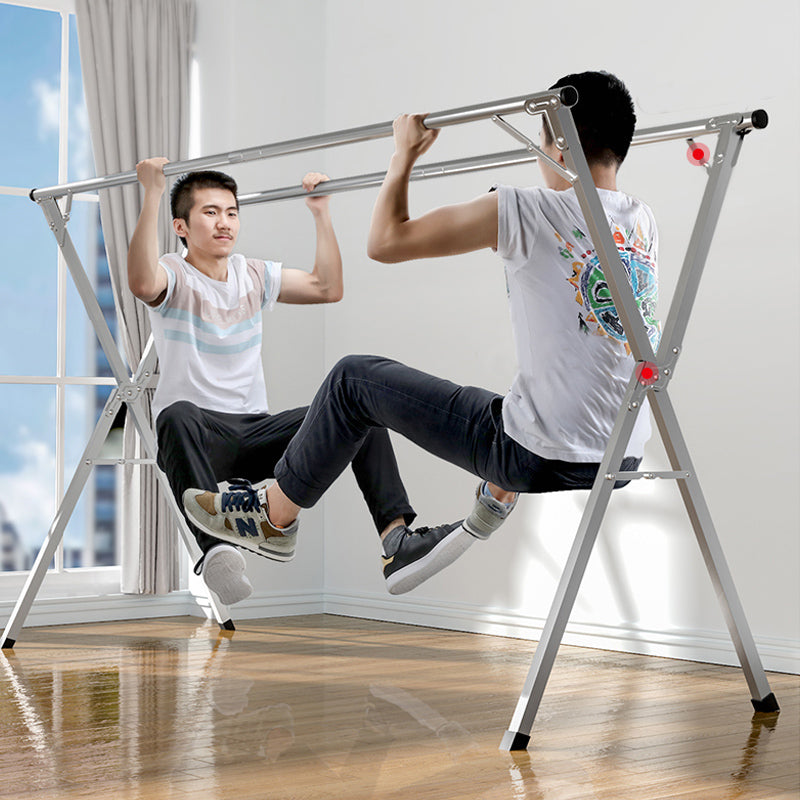 Telescopic Stainless Steel Foldable Clothes Drying Rack Stand Indoor Outdoor