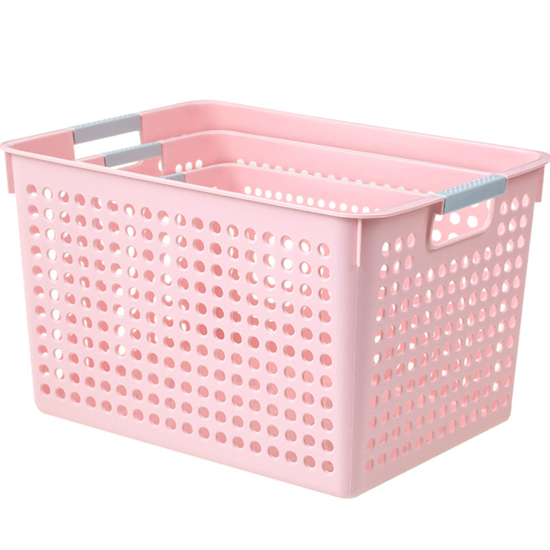 Storage Basket Bath Kitchen Desktop Rectangular Organizer Snack Toy Box