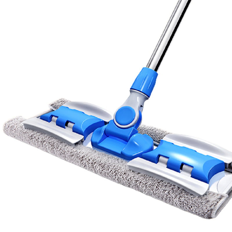 Flat Floor Dust Mop Dry Wet Dual Purpose Microfiber Telescopic Pole Handle