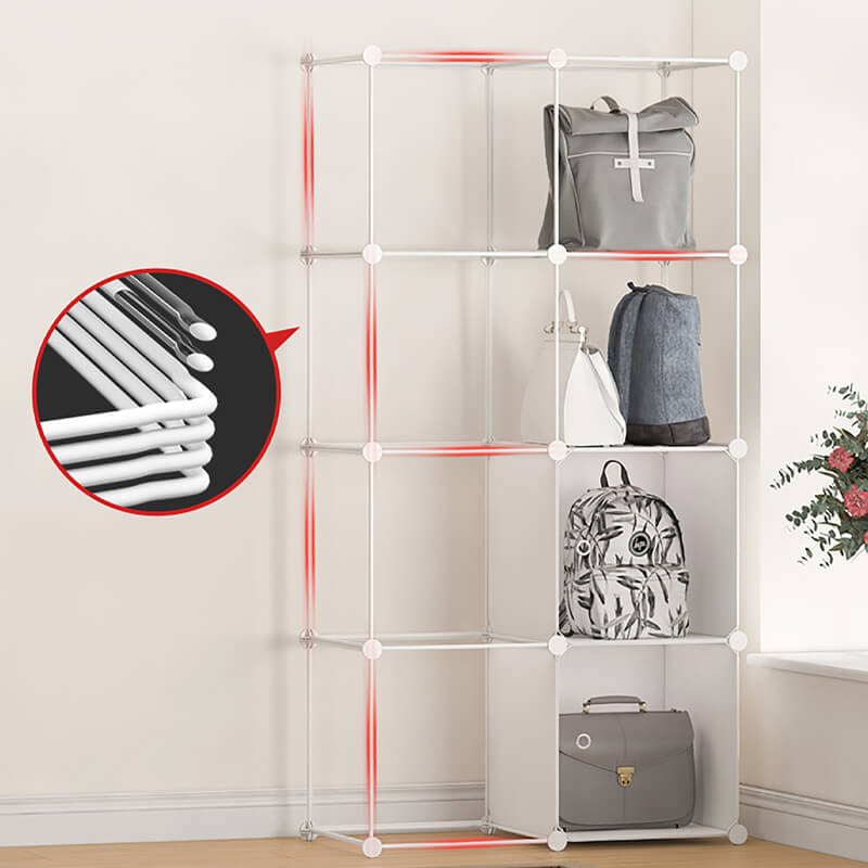 Three-dimensional Storage Grids Cabinet Shelf Box Bedroom Wardrobe Bag