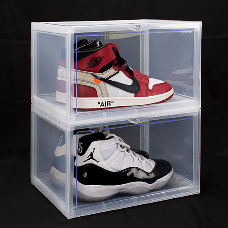 Dust-proof Transparent Acrylic Plastic Shoe Storage Single Box GOTO