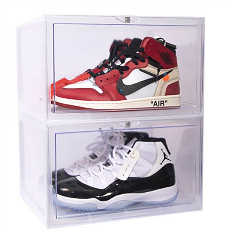 Dust-proof Transparent Acrylic Plastic Shoe Storage Single Box GOTO