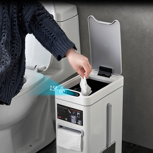 Intelligent Automatic Sensor Trash Bin Home Toilet Tissue Paper Brush Holder