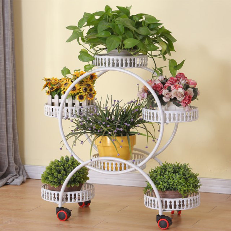 Balcony Flower Shelf Indoor Shelves Succulent Pot Multi-layer Green Plant Rack