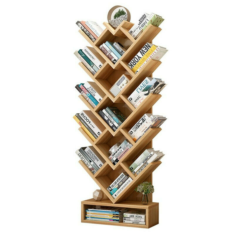 Storage Bookcase Bookshelf Modern Minimalist High Capacity Multilayer Stand