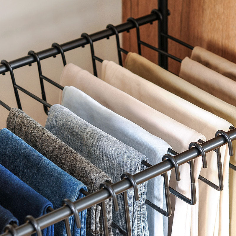 Pants Storage Multi-layer Shelf Clip Hanger Closet Hanging Silk Scarves Rack