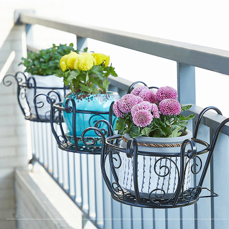 Nordic Balcony Flower Stand Decoration Shelf