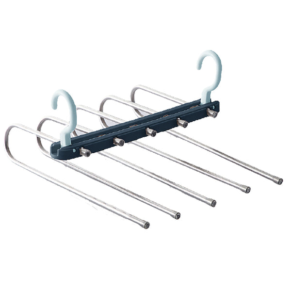Multifunctional Pants Rack Multi-layer Wardrobe Retractable Folding Clip hanger