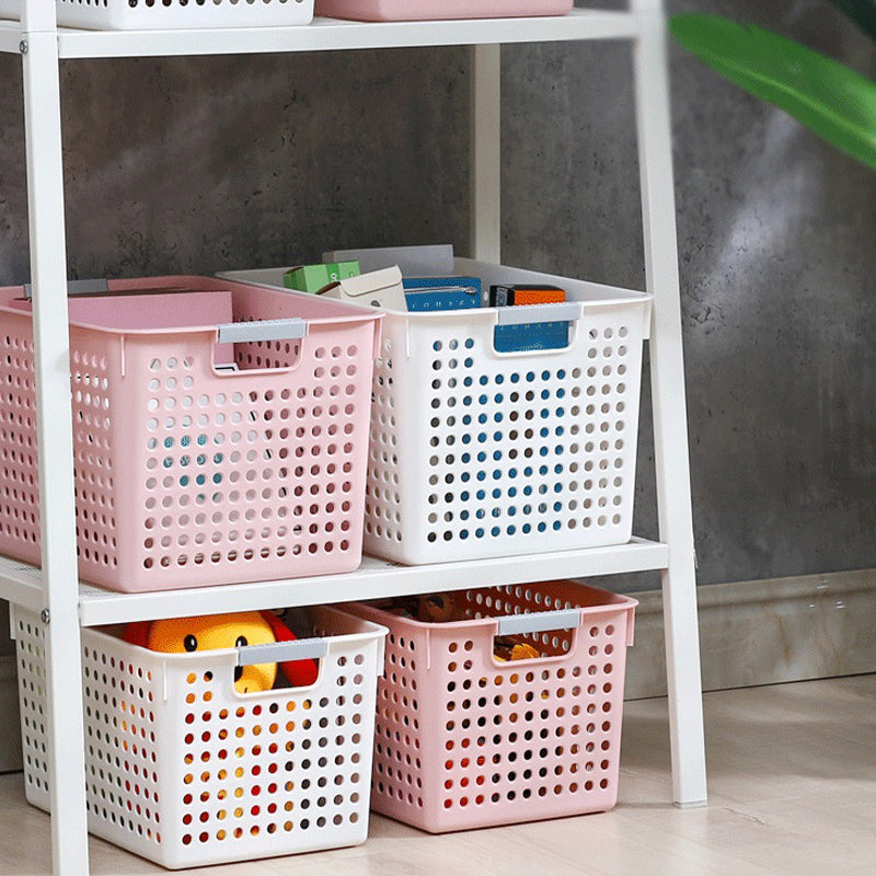 Storage Basket Bath Kitchen Desktop Rectangular Organizer Snack Toy Box