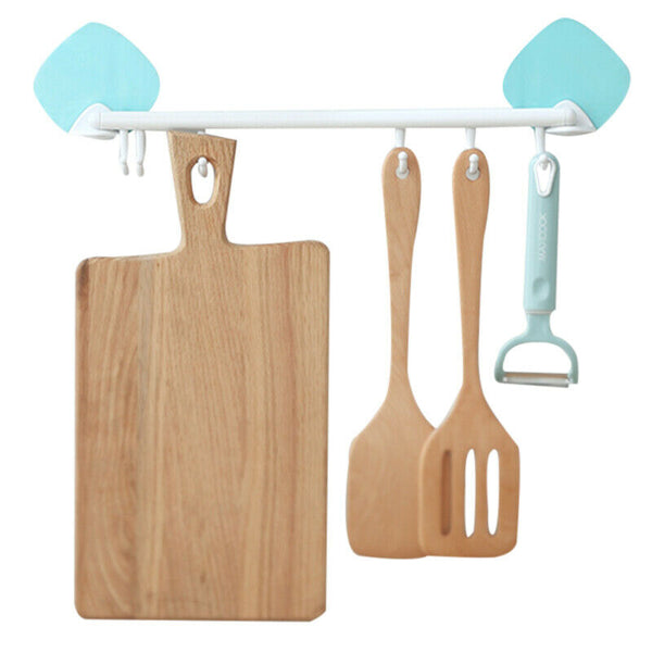 Non-marking Adhesive Hook Strong Door Towel Bathroom Kitchen Wall-mounted Rack