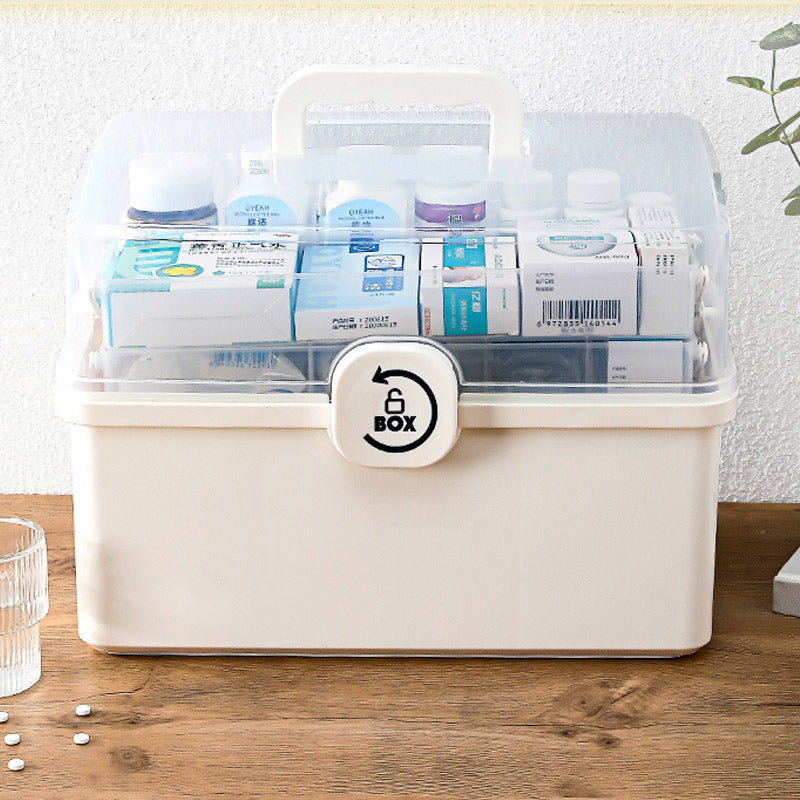 Family Medicine Box Multi-Layer Storage