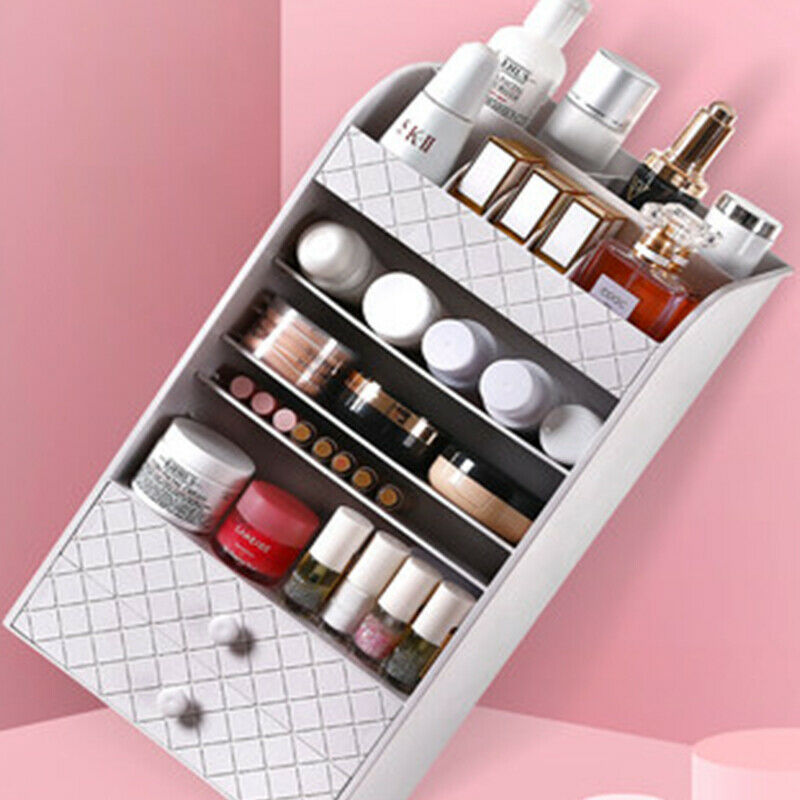 Extra Large Organizer Cosmetic Lipstick Storage Box Desktop Shelf Drawer Rack