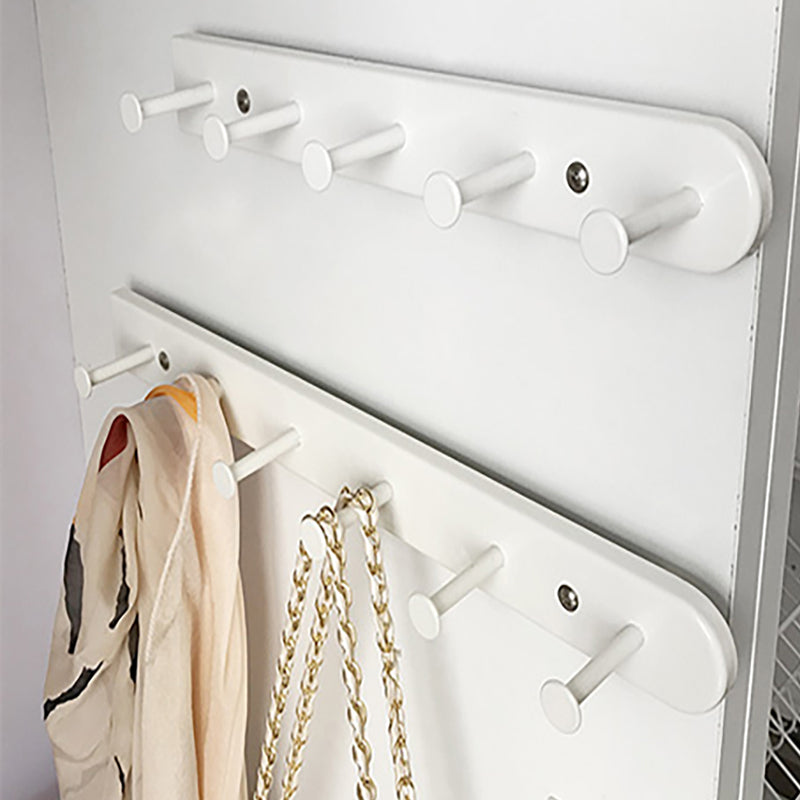 Closet Side Hook Rack Rail Multifunctional Hanger Cabinet Wall Wardrobe Storage