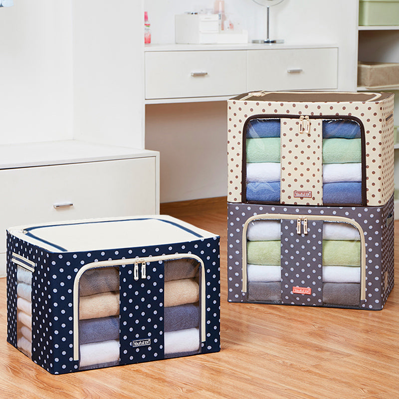 3 Layers Clothes Underwear Oxford Cloth Quilt Organizer Foldable Storage Box