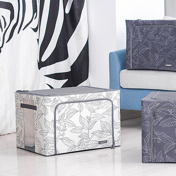 Folding Oxford Fabric Cloth Storage Box Foldable Clothes Organizer LOCK&LOCK