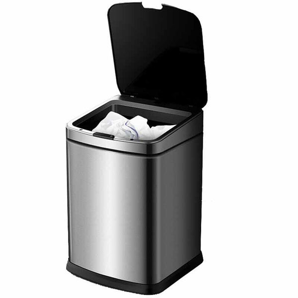 Automatic Trash Can Electric Smart Stainless Bin Toilet Kitchen Living Room
