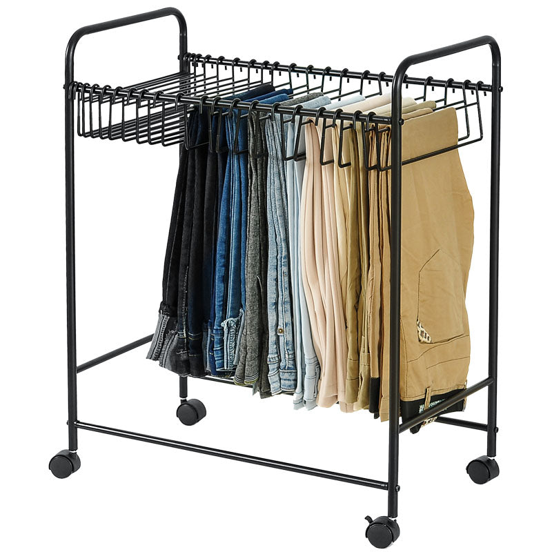 Pants Storage Multi-layer Shelf Clip Hanger Closet Hanging Silk Scarves Rack