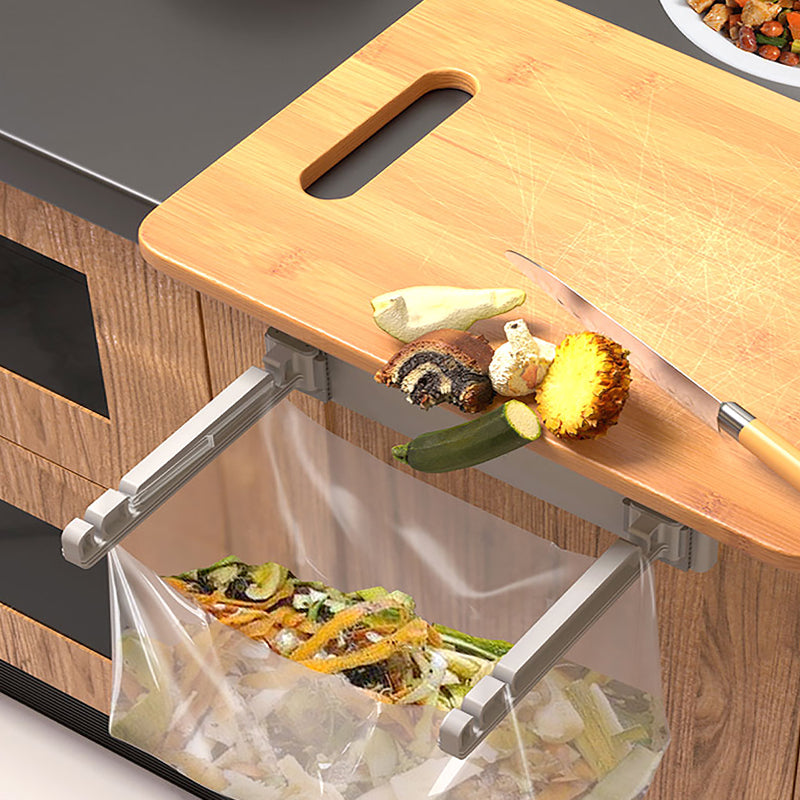 Garbage Bag Rack Stack Wall-mounted Garbage Bag Foldable Bracket Rack Toilet Kitchen Storage ...