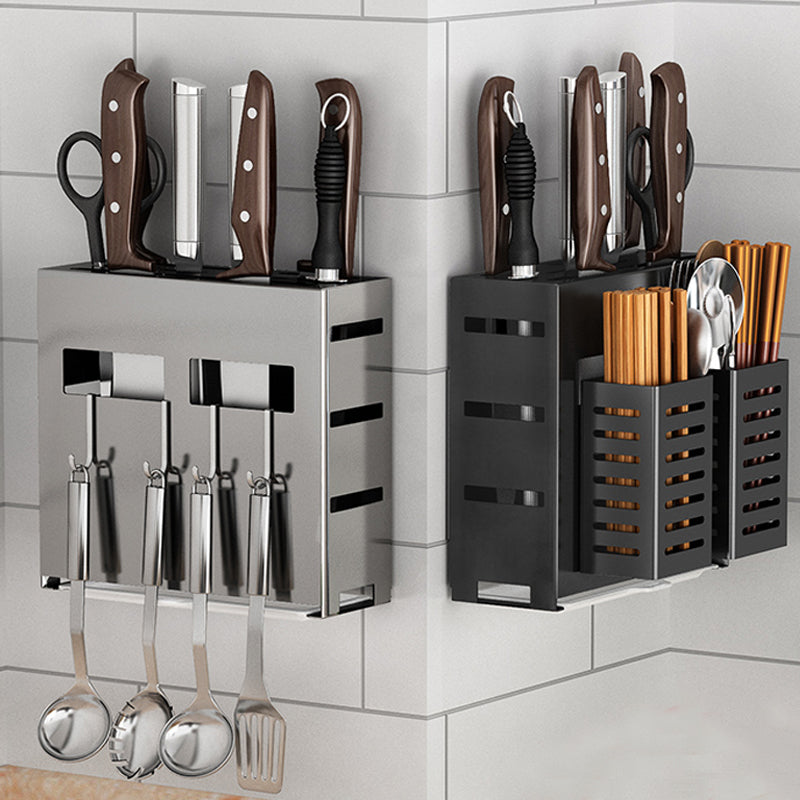 Multifunctional Knife Holder Kitchen Shelf Utensils Storage Rack Wall-mounted