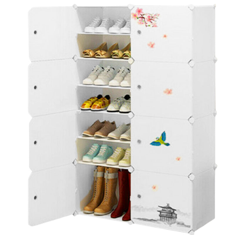 Shoe Rack Waterproof Non-Woven Cover Cabinet Organizer Storage Shelves