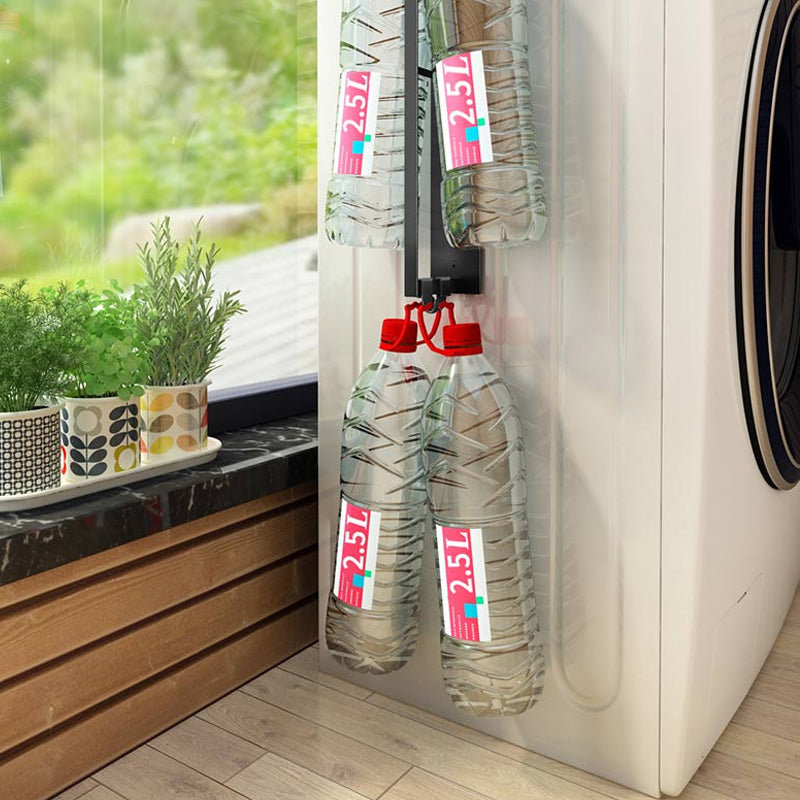 Laundry Washing Machine Magnetic Side-hanging Clothes Hanger Storage Drying Rack