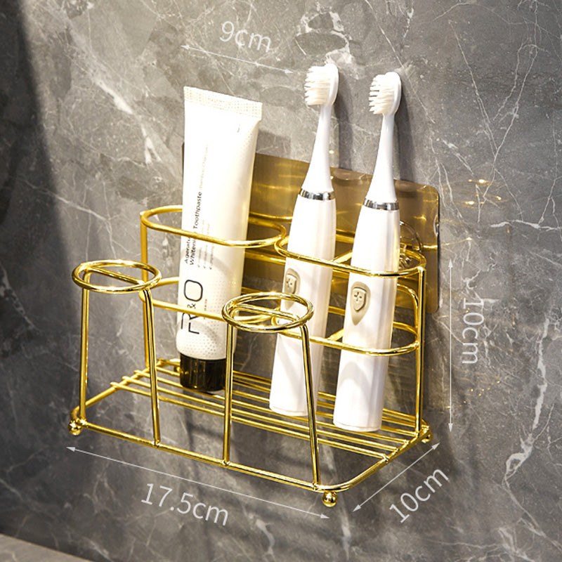 Light Luxury Electric Toothbrush Rack Holder Wall-mounted Countertop Bathroom
