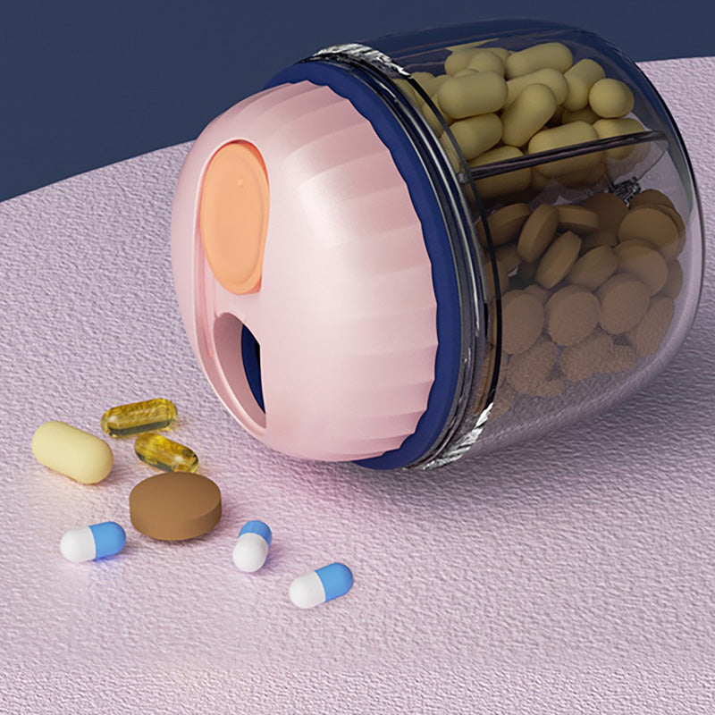 Mini Capsule Medicine Box Portable  Sealed Moisture-proof Pill Storage Case