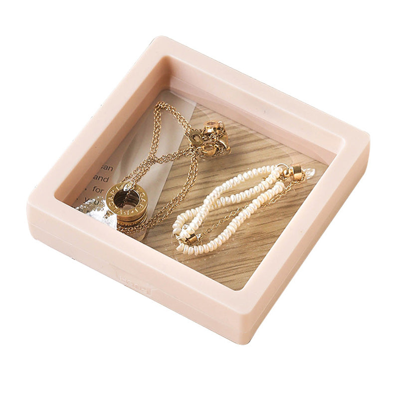Anti-oxidation PE Film Jewelry Box Necklace Earrings Storage Transparent