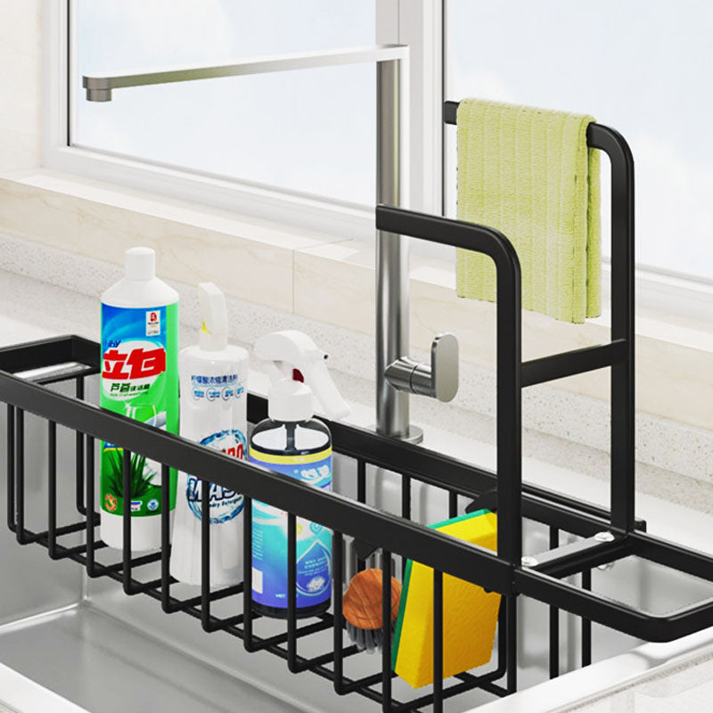 Adjustable Rag Sink Rack Holder Dishwashing Liquid Storage Pool Drain
