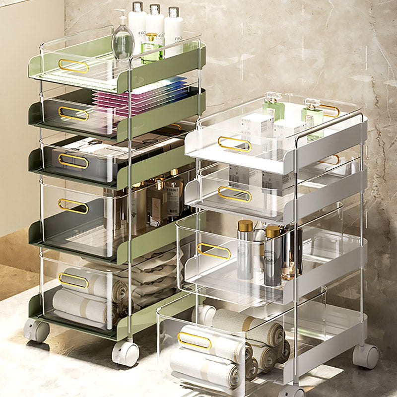 Multi-layer Storage Trolley Movable Home Multi-functional Trolley Storage Rack