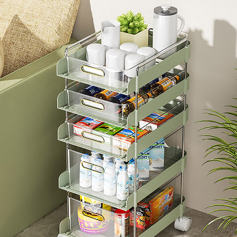 Multi-layer Storage Trolley Movable Home Multi-functional Trolley Storage Rack