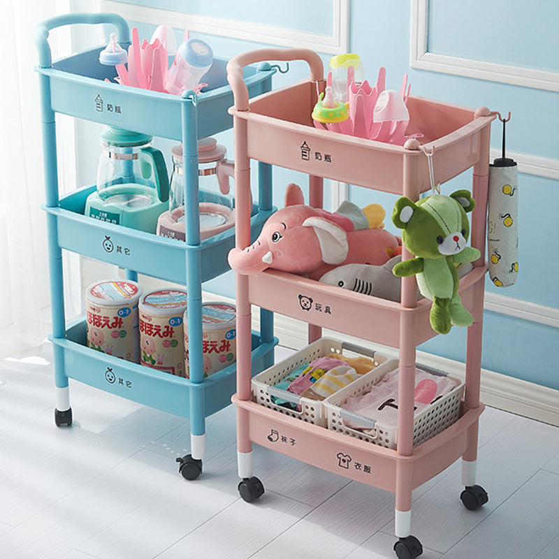 Children's Toy Baby Storage Rack Multi-layer Box Shelf Trolly Cabinet