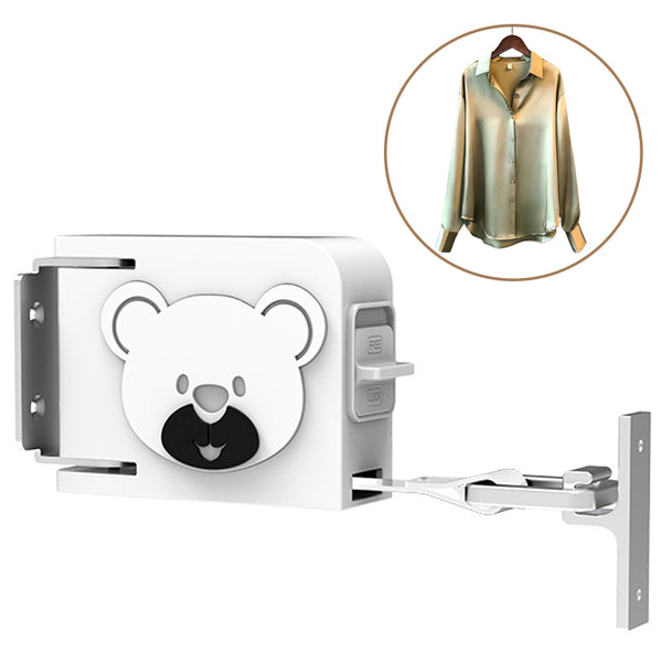 Retractable Clothesline Bathroom Toilet Telescopic Rod Wire Hanger Drying Rack