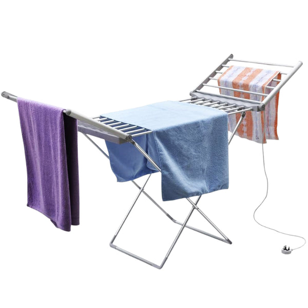 Wing Electric Heated Drying Clothes Towel Rack Foldable Portable Dryer