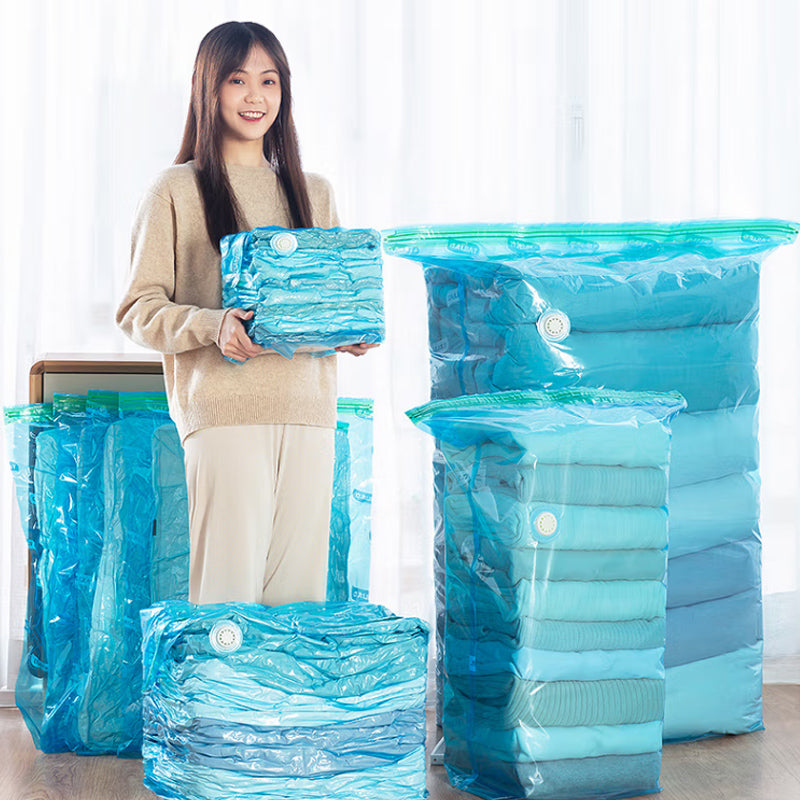 Vacuum Storage Plastic Compression Bag Packing 3D Cotton Quilt Clothing TAILI