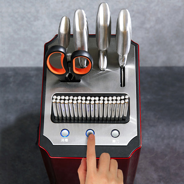 Electric Sterilizer Dryer Disinfection Knife Kitchen Cutlery Tableware Holder